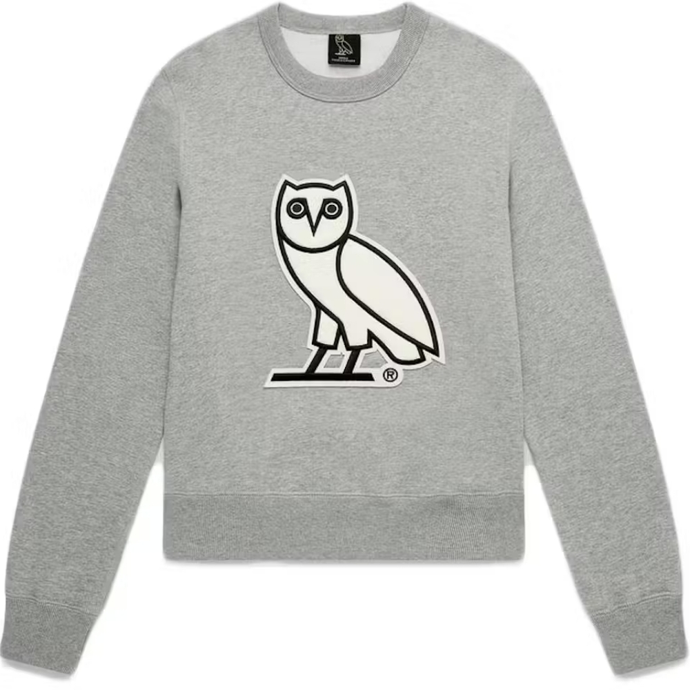 OVO CHENILLE™ WMNS CREWNECK - HEATHER GREY